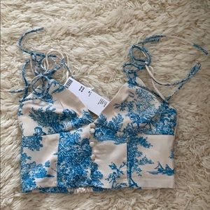 satin tie tank top